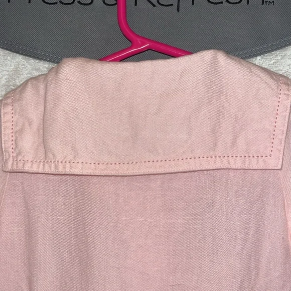 Hanna Andersson Vintage Pink Linen Dress - Picture 6 of 9